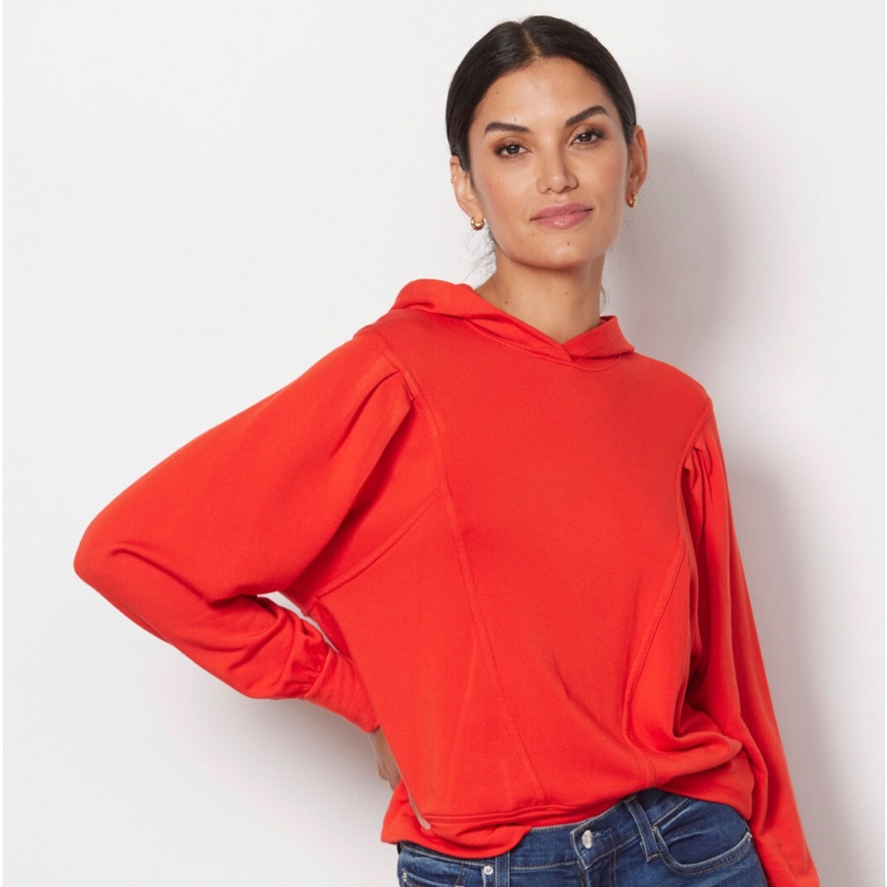 Sundry Pleated Hoodie